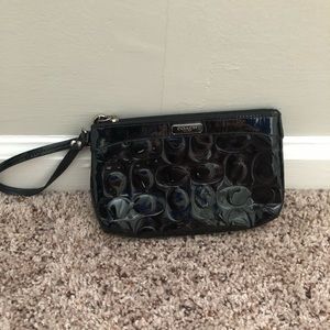 Coach Leather Wristlet